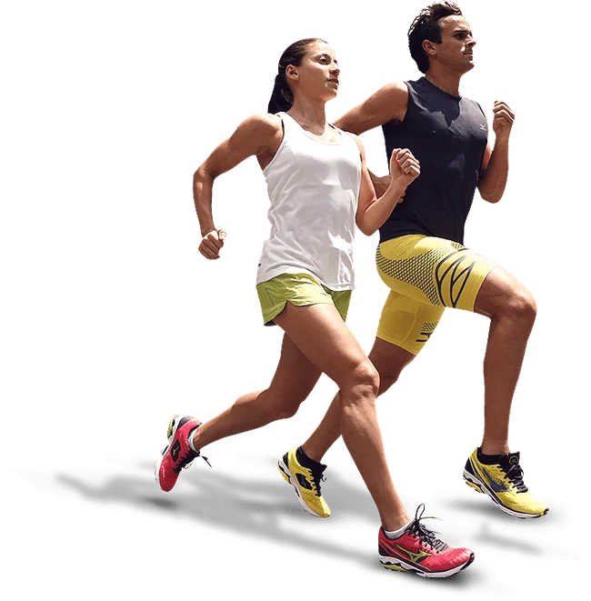 A couple out for a run together